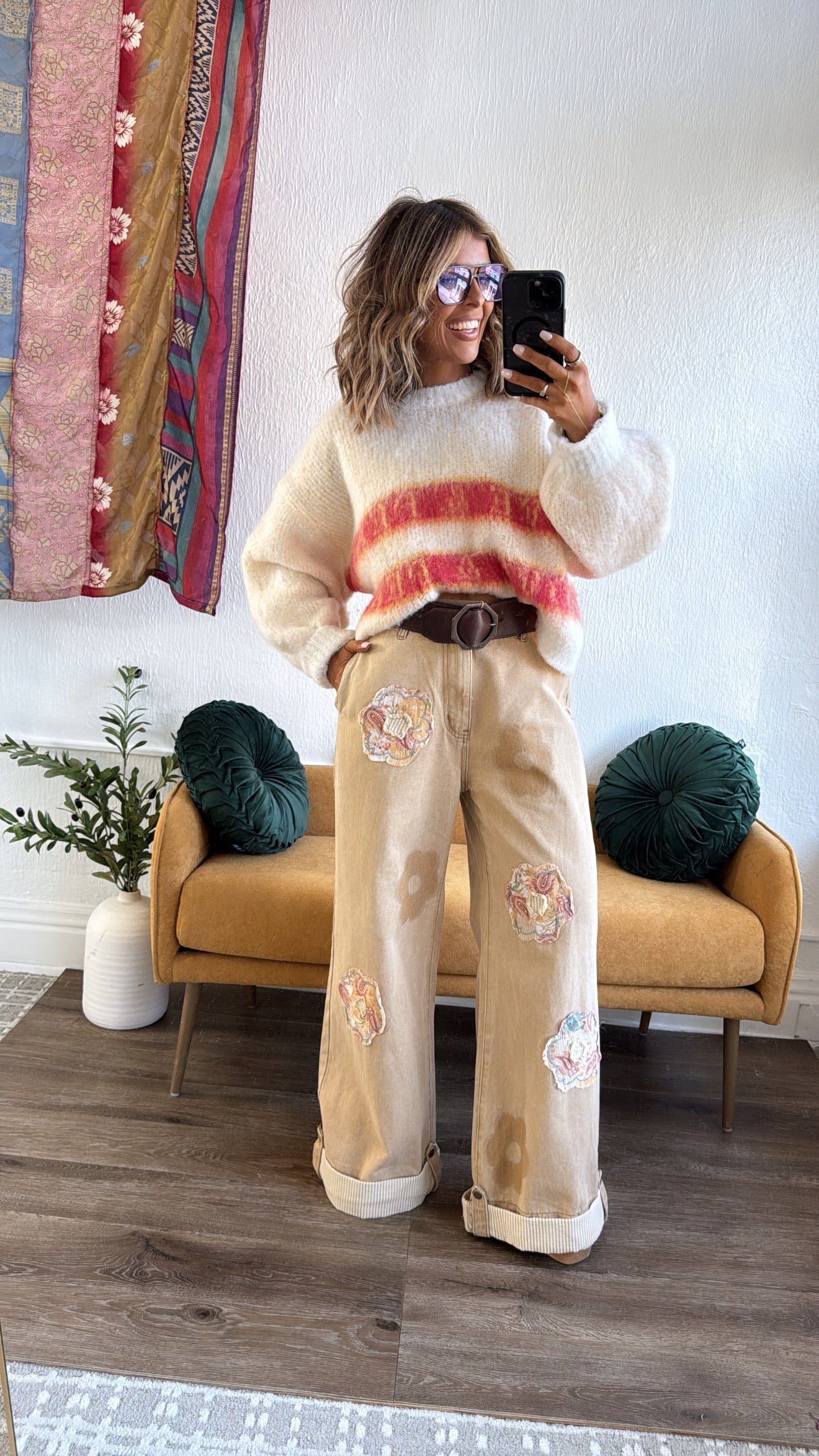 Soft Ember Sweater, Powder Cream
