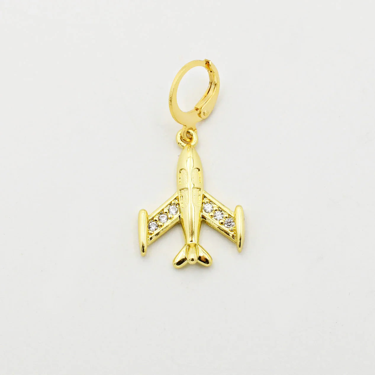 Treasure Jewels: Airplane Charm Gold