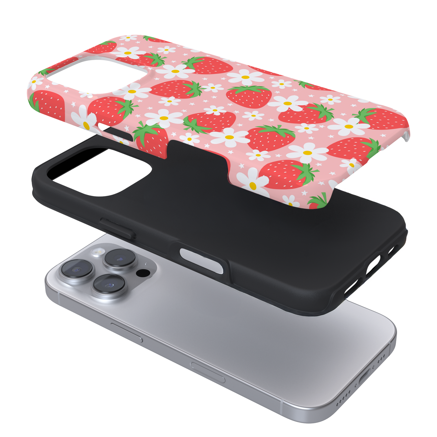 Tough Phone Case - Berry Cute Strawberry