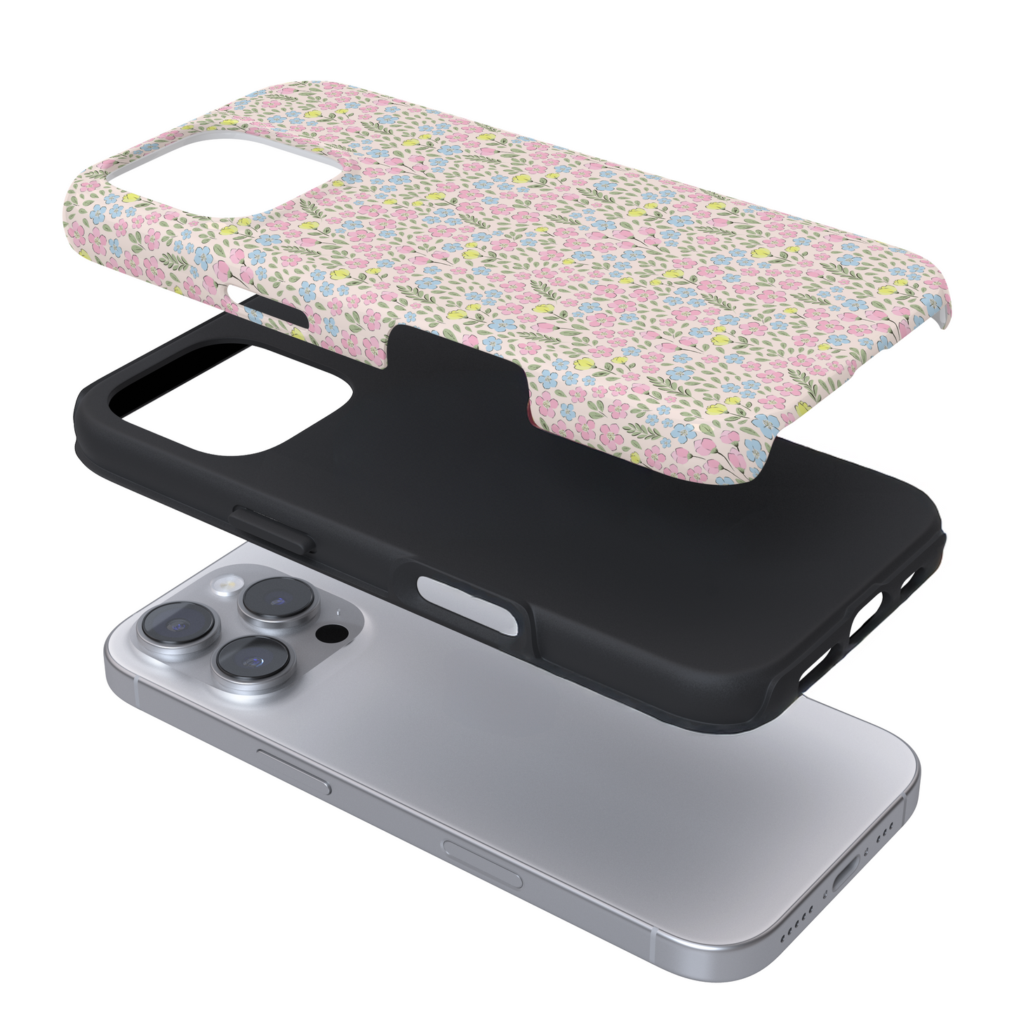 Tough Phone Case - Ditsy Flower Meadow