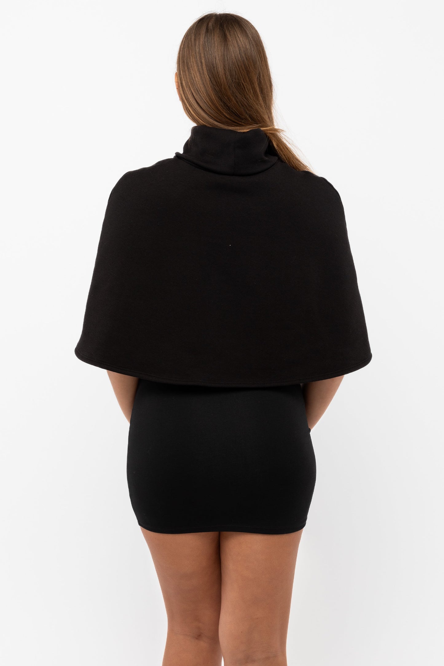 F370 - Flex Fleece Turtleneck Cape
