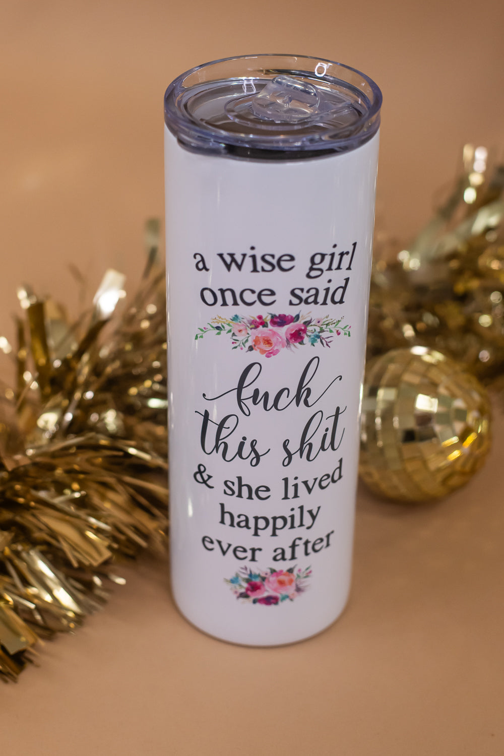 Tall Travel Mug , A Wise Girl