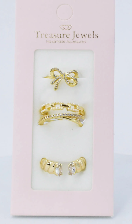 Treasure Jewels: Tiana Ring Set Gold