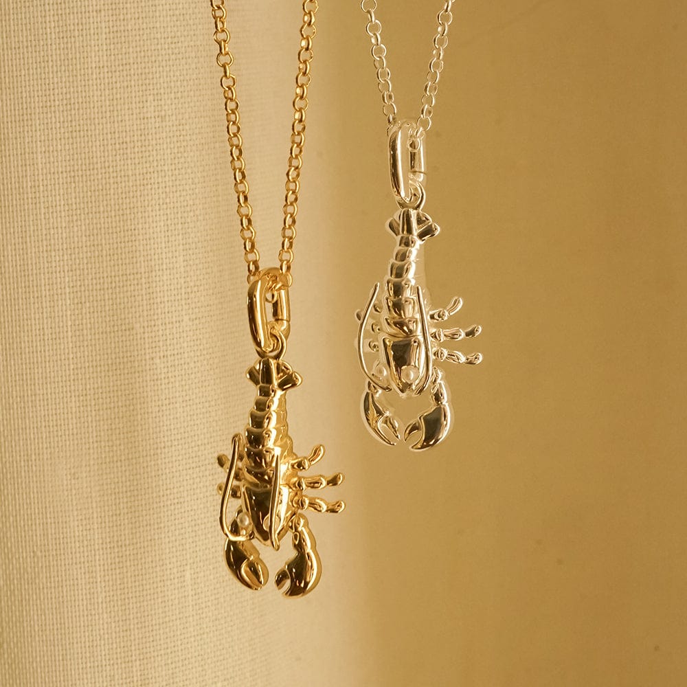 Lobster Chain Necklace Sterling Silver