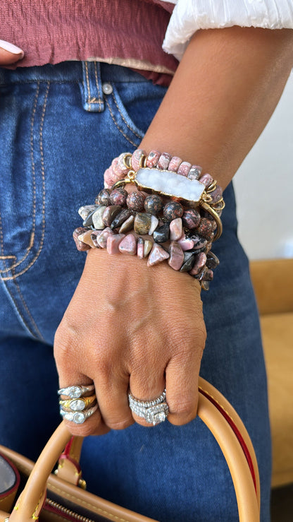 River Muse Bracelet Stack, Multi