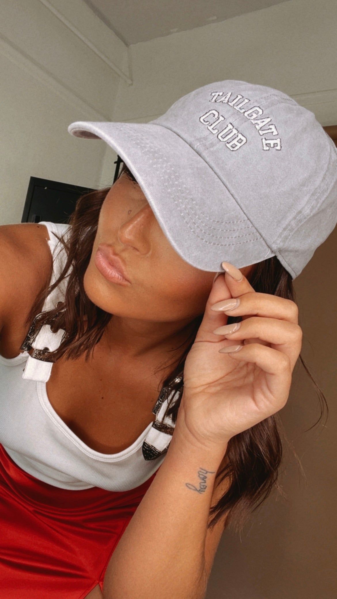 Tailgate Club Ball Cap, Grey