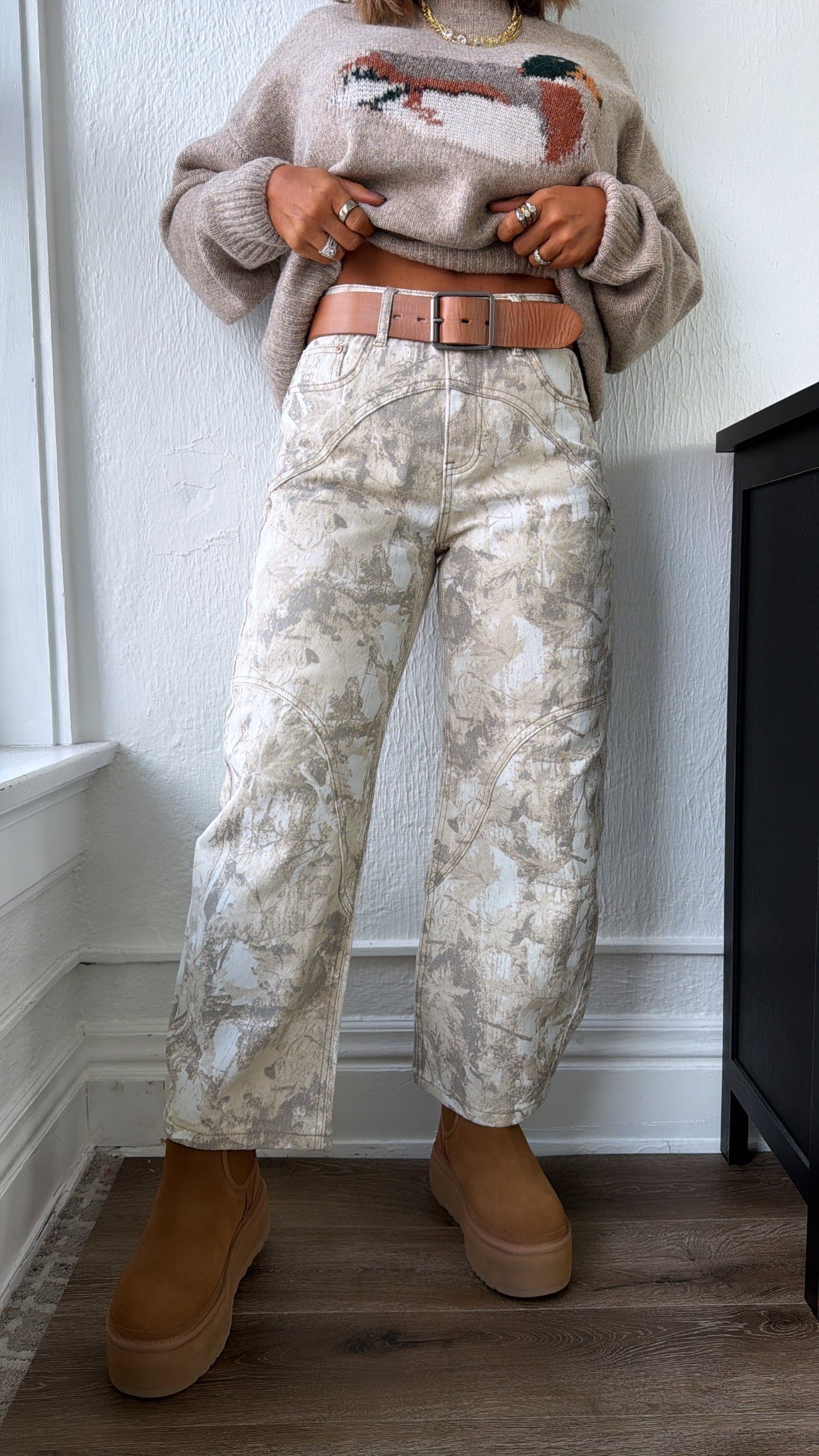 Sagebrush Barrel Pant, Sand