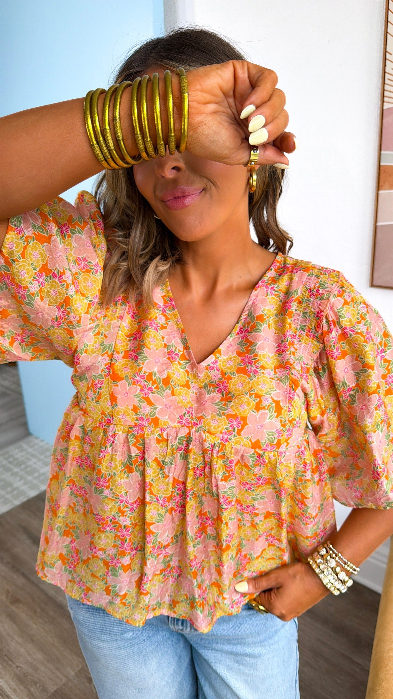 Verano Bay Blouse, Tropical