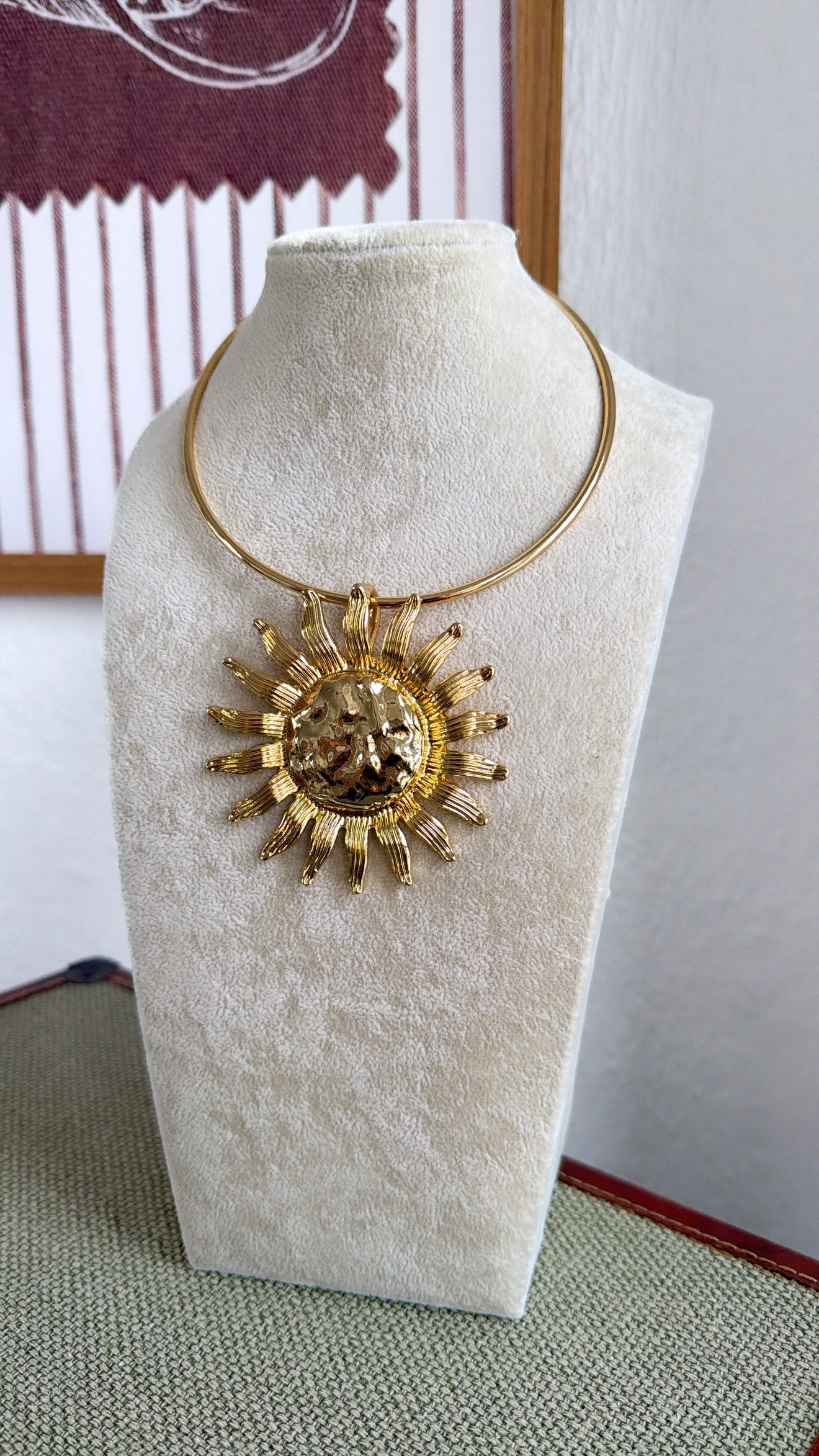 Sunshine Solar Disk Necklace