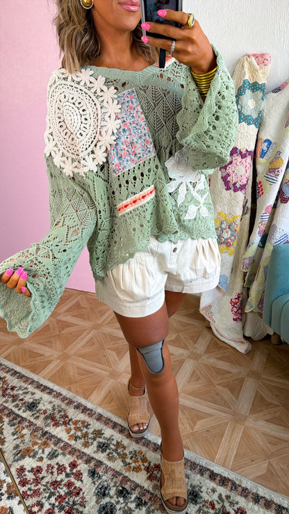 Sprout & Stitch Sweater, Matcha