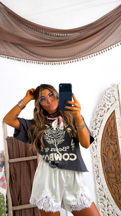 Shoulda Been Graphic Tee, Vintage Black