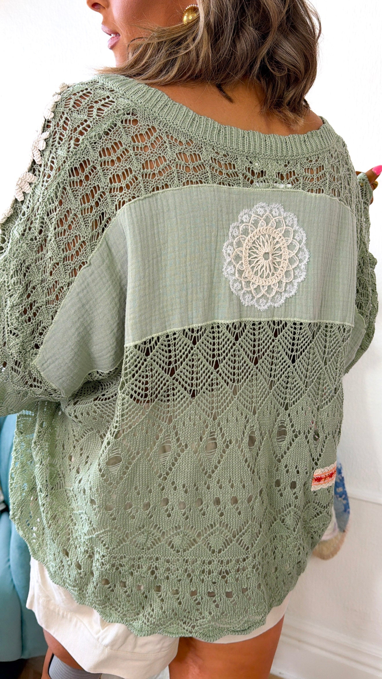 Sprout & Stitch Sweater, Matcha