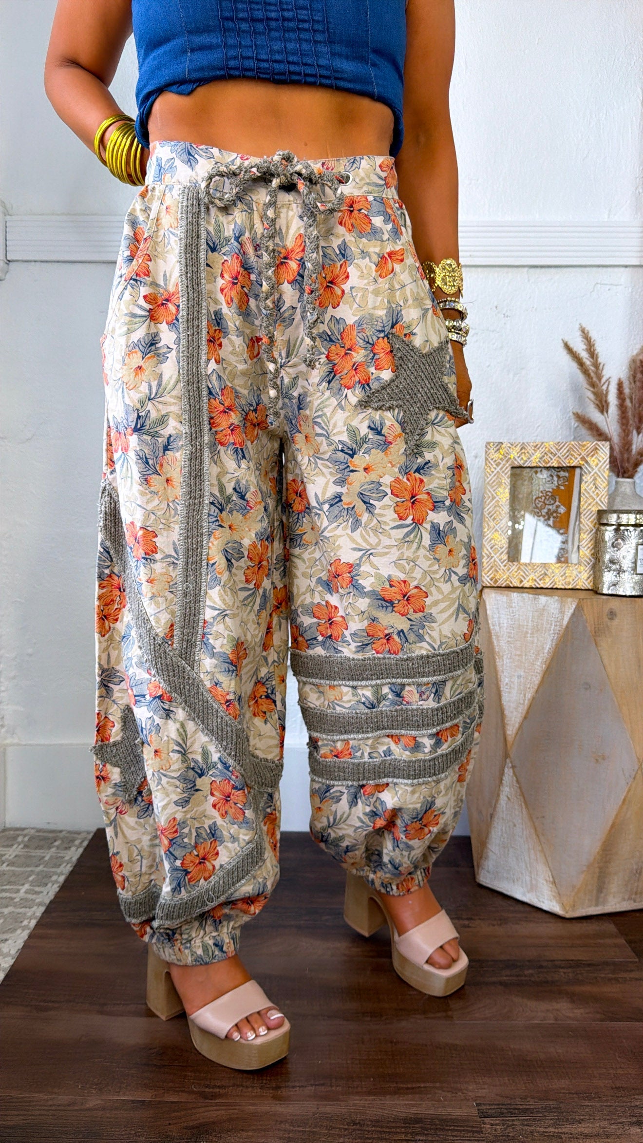 Sunlit Sol Barrel Jogger, Olive/Mugwort