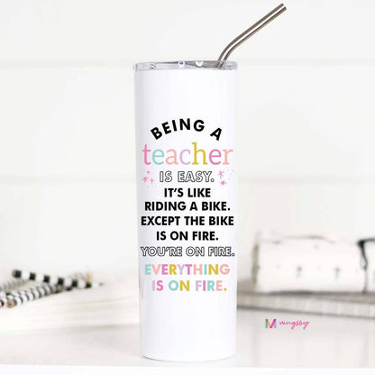 Tall Travel Mug, Being A Teacher