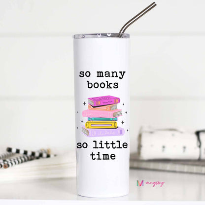 Tall Travel Mug, So Many Books