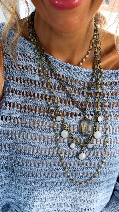 Velvet Dunes Layered Necklace