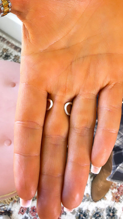 Round Adjustable Western Ring, Turquoise