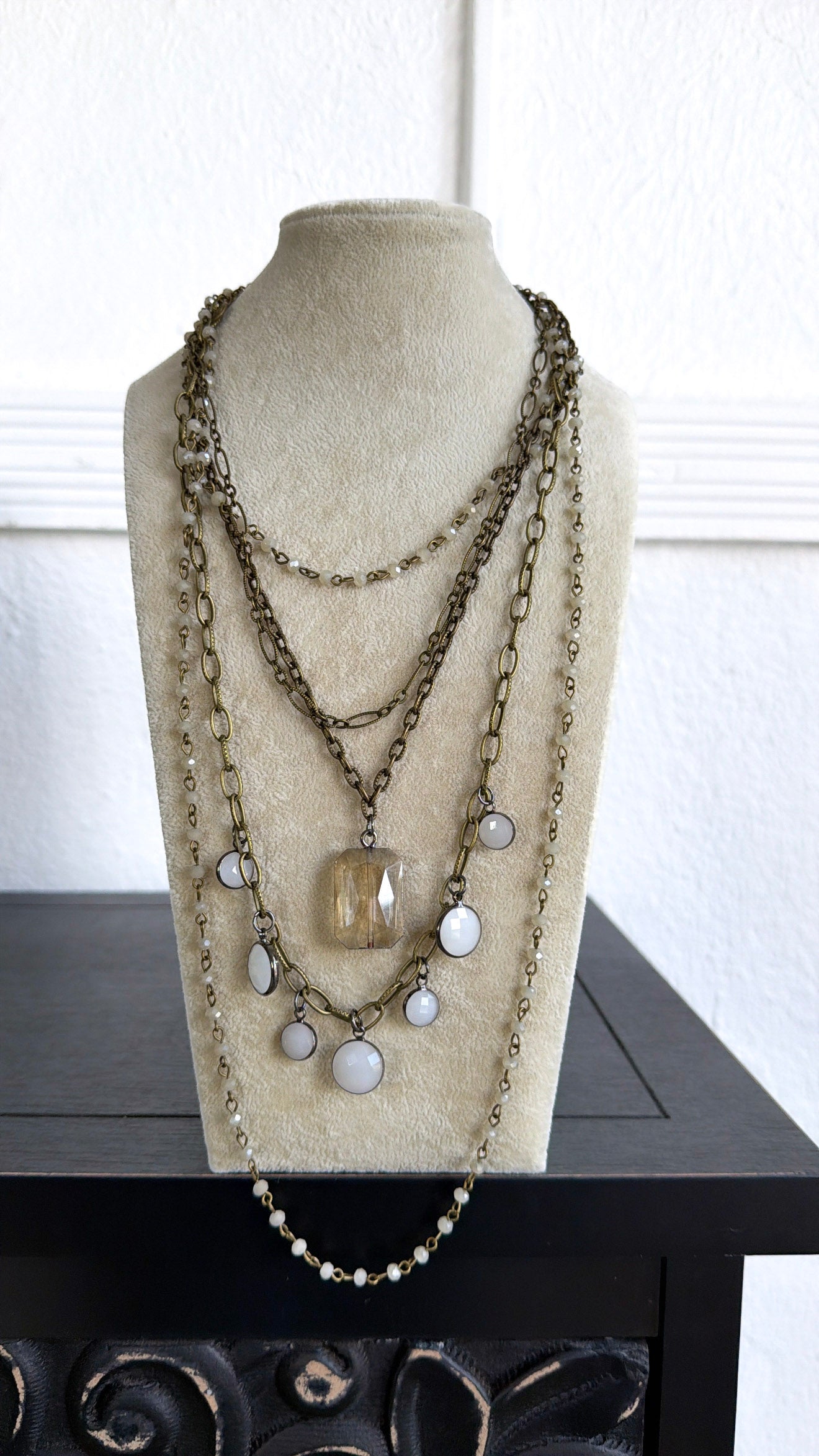 Velvet Dunes Layered Necklace