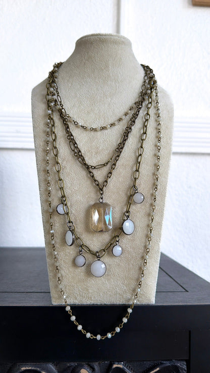 Velvet Dunes Layered Necklace