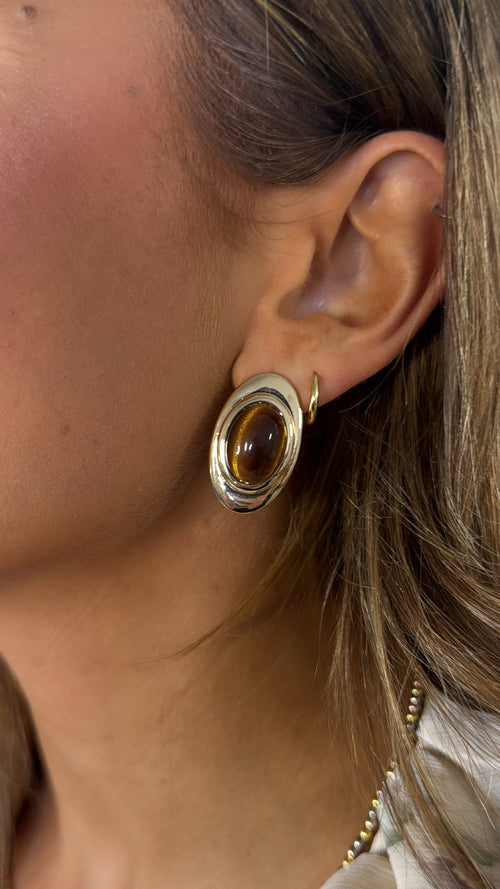 Tortoise Heirloom Earring