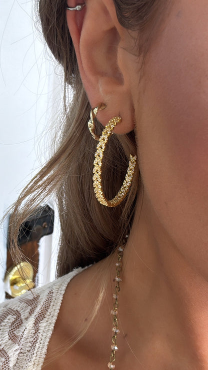 Treasure Jewels: Shinning Hoop Gold
