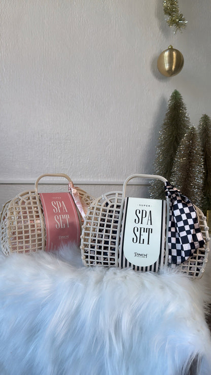 Super Spa Set | Linen & Black