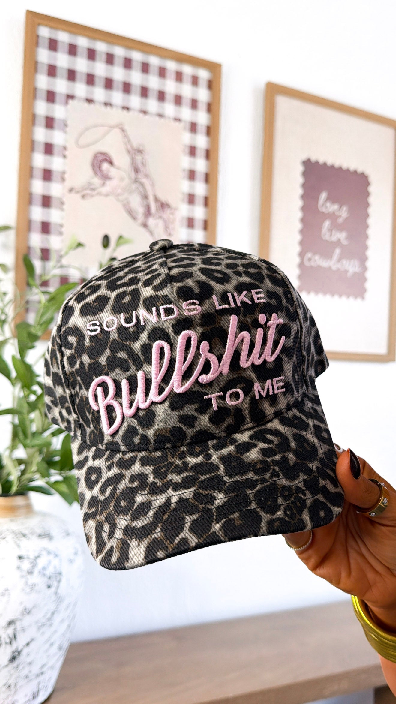 Sounds Like Bullshit To Me Trucker Hat