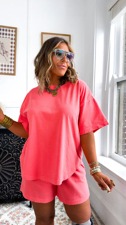 The Perfect Oversized Set, Candy Red