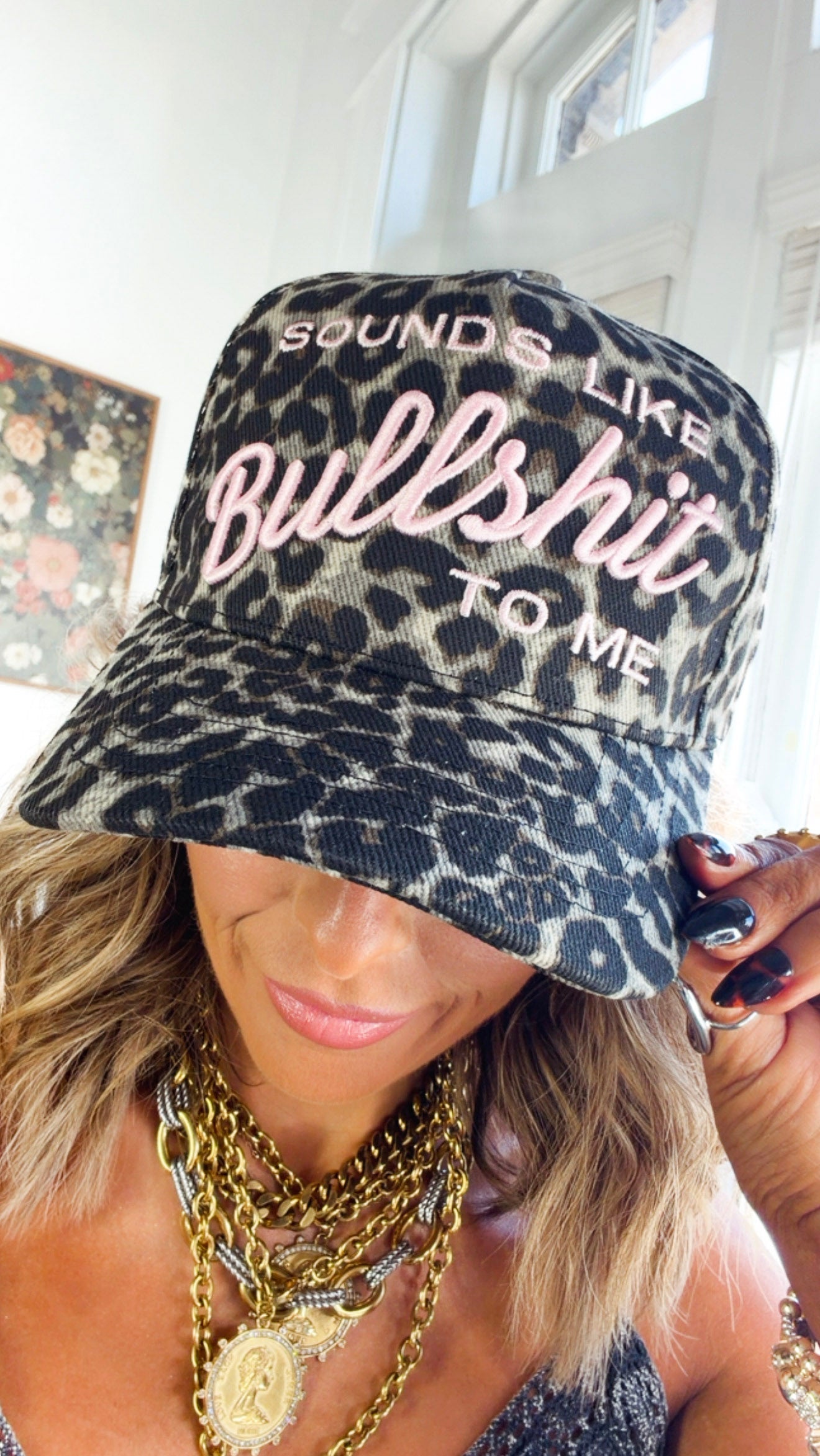 Sounds Like Bullshit To Me Trucker Hat