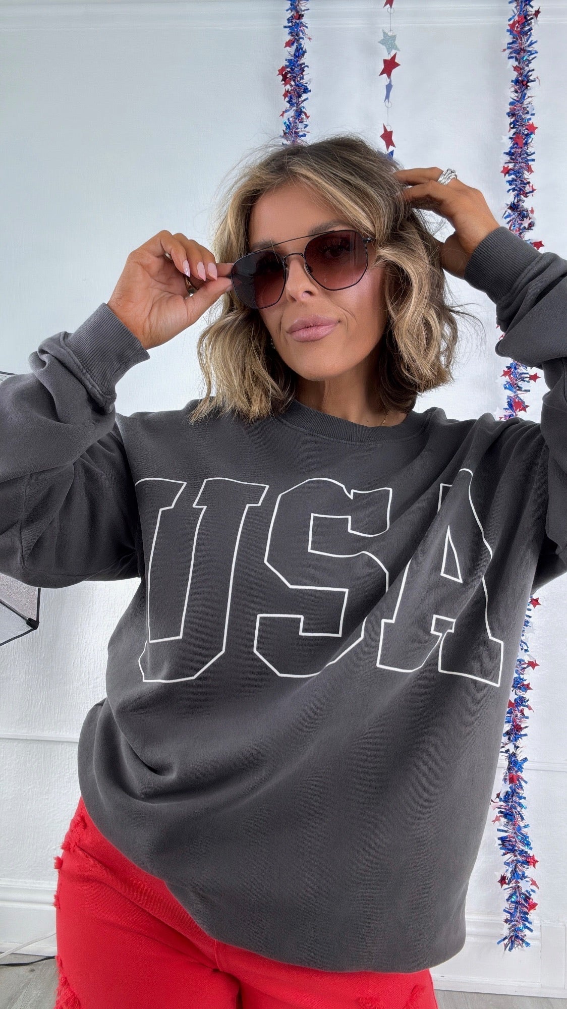 USA Crewneck Sweatshirt