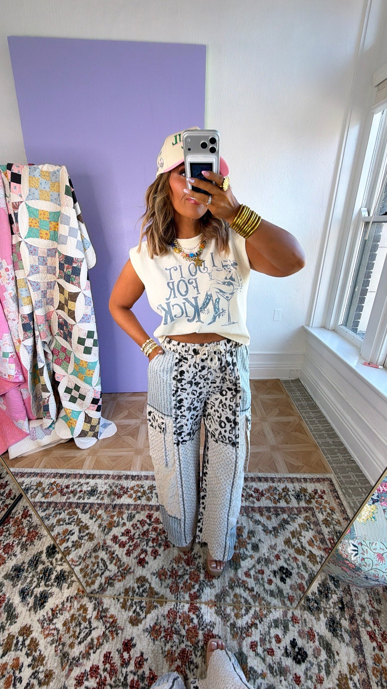 Sable Skies Relaxed Pant, Blue Multi