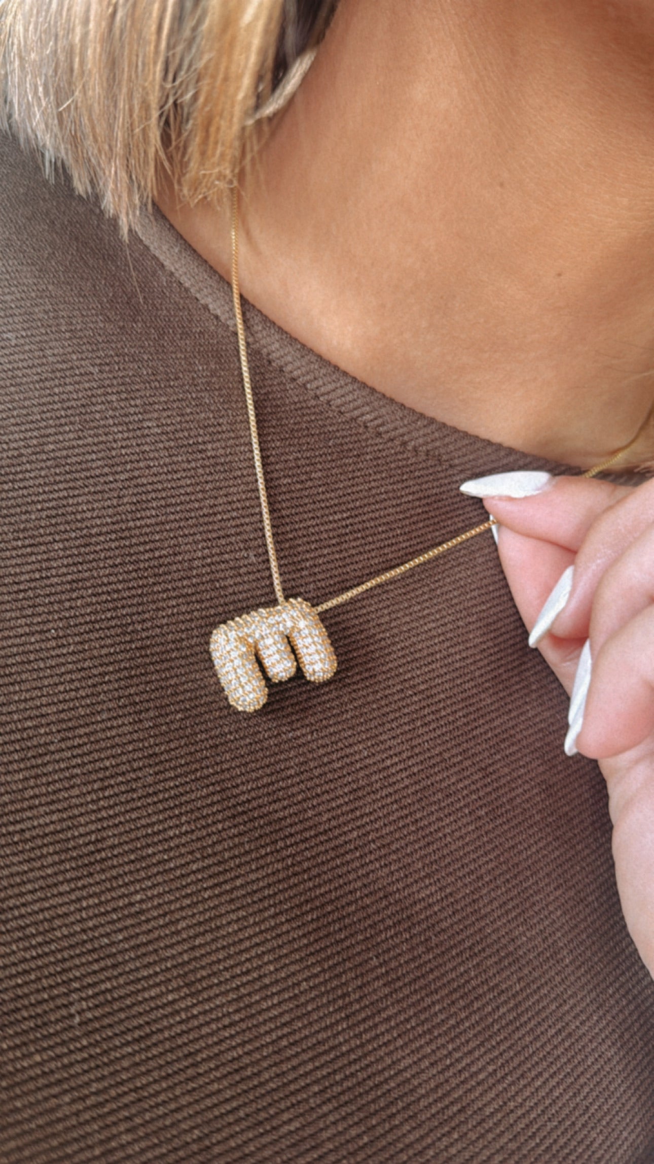 Treasure Jewels: Gold Crystal Balloon Initials