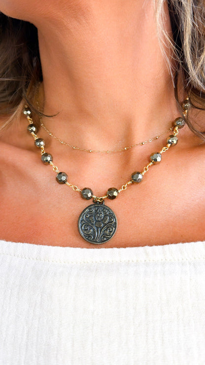 Talus Bronze Necklace