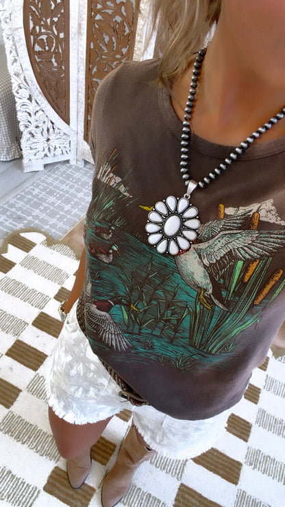 Wild Duck Graphic Tee, Espresso