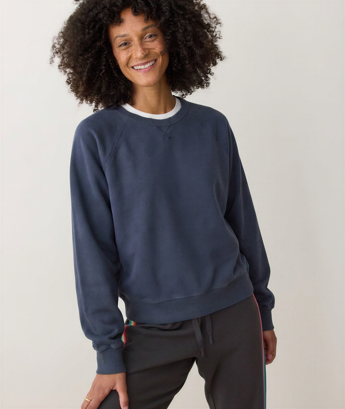 Women's Cloud 9 Fleece Sweatshirt in Mood Indigo