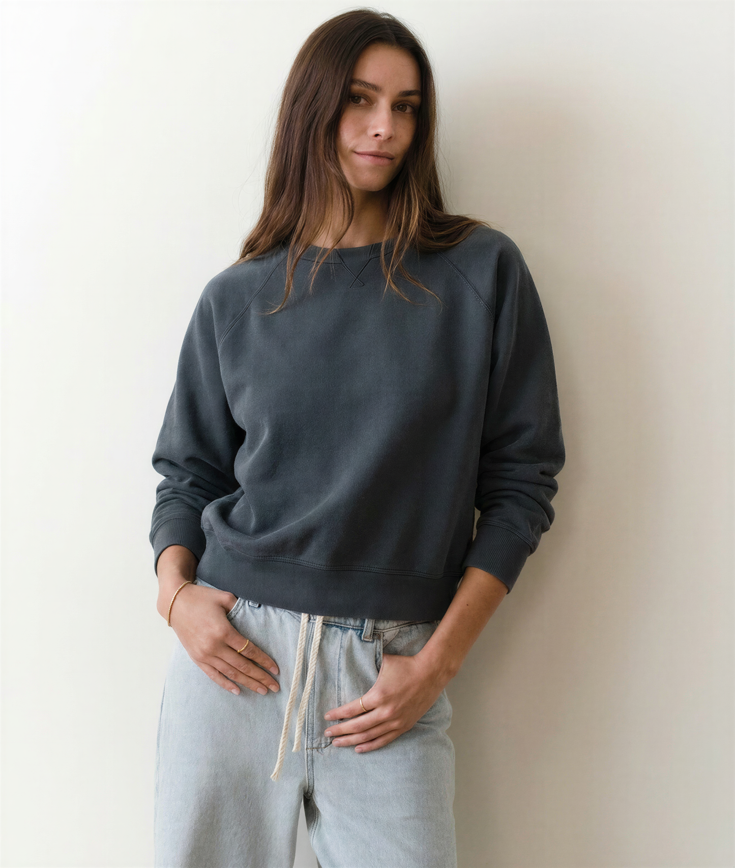 Women's Cloud 9 Fleece Sweatshirt in Black