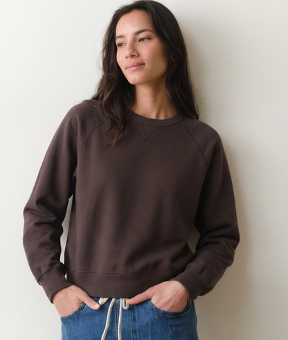Women's Cloud 9 Fleece Sweatshirt in Coffee
