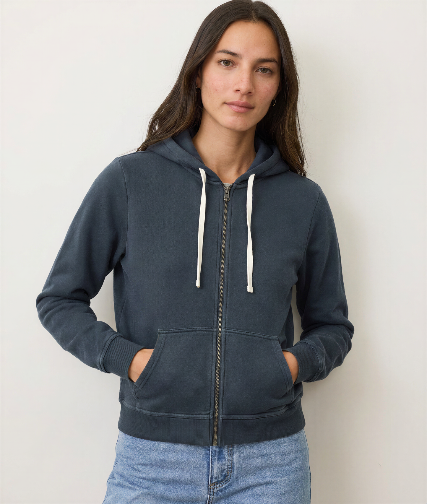 Women's Cloud 9 Fleece Full Zip Hoodie in Black