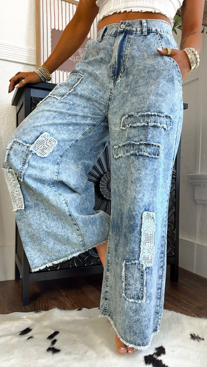 The Kairo Baggy Distressed Jean, Denim