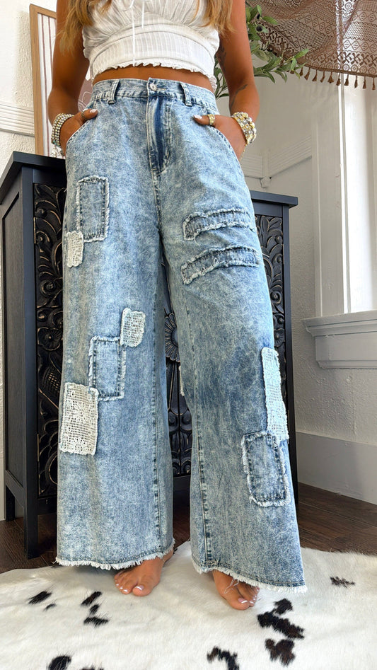 The Kairo Baggy Distressed Jean, Denim
