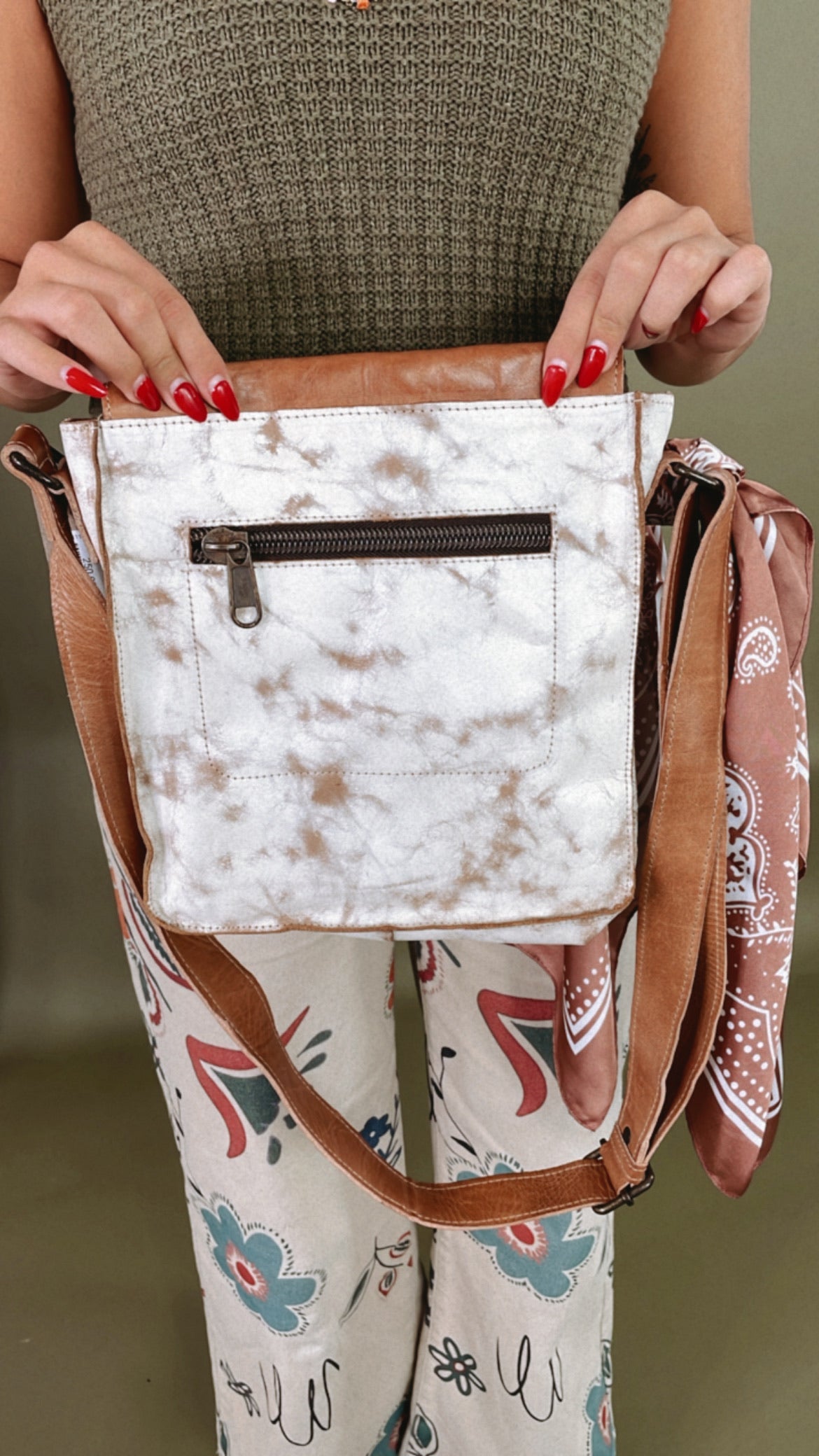 Venice Beach Crossbody, NECTAR LUX TAN RUSTIC