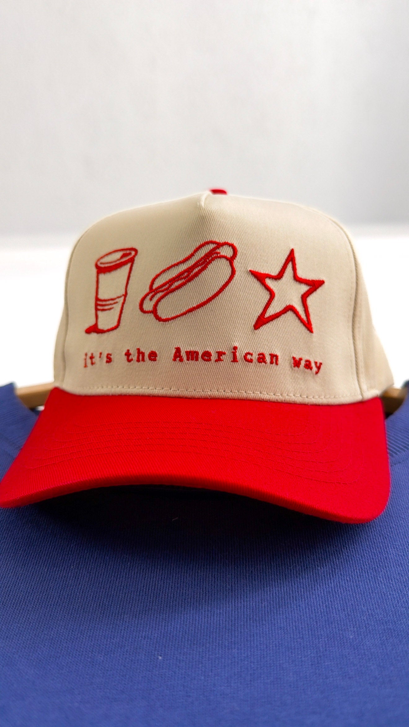 The American Way Canvas Trucker Hat