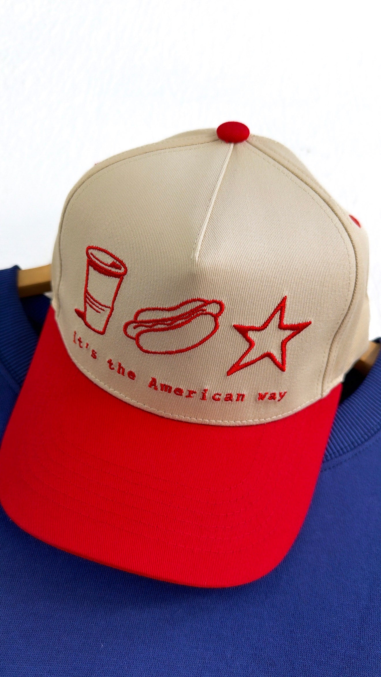 The American Way Canvas Trucker Hat
