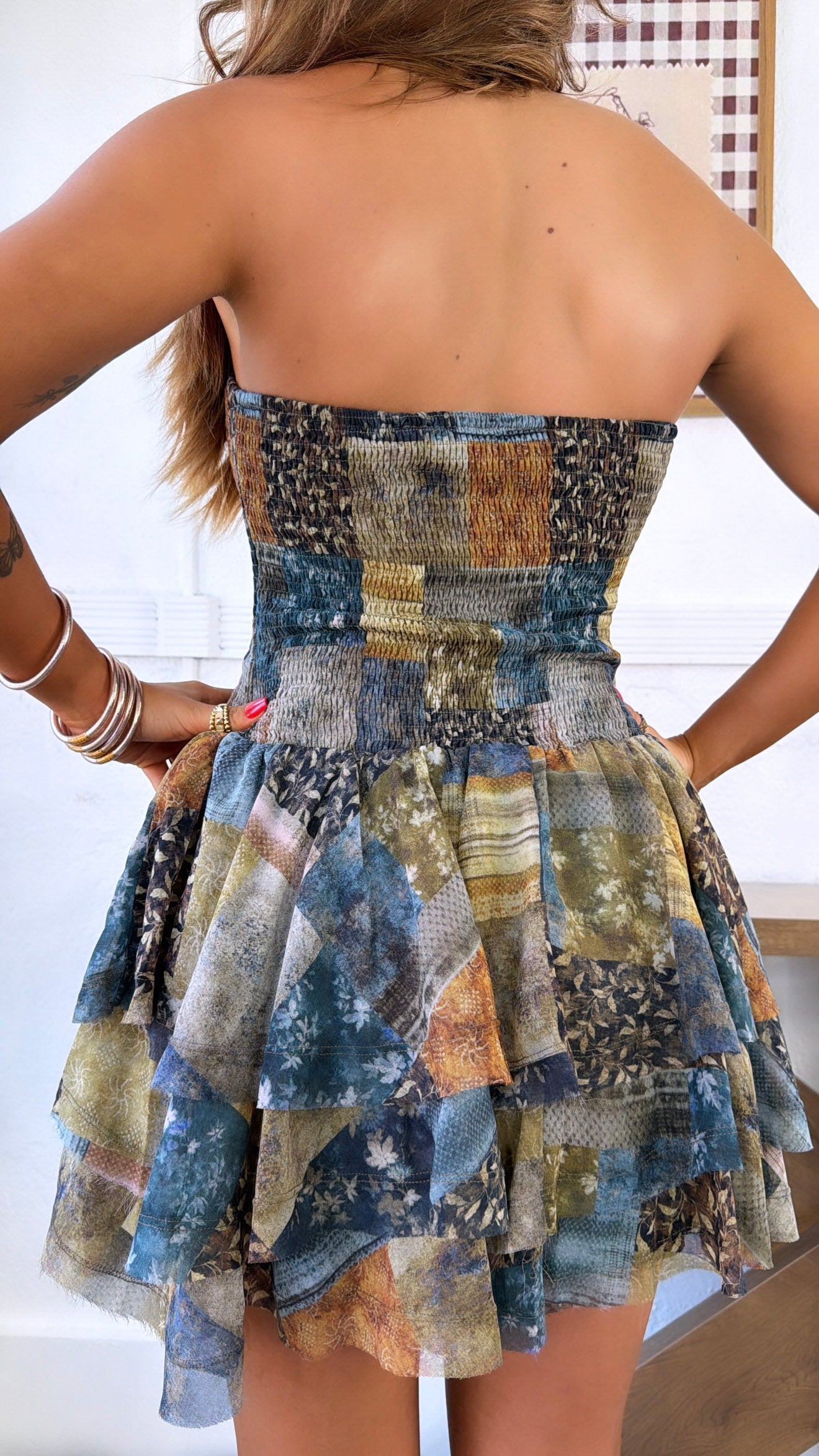 Under The Willow Mini Dress, Midnight