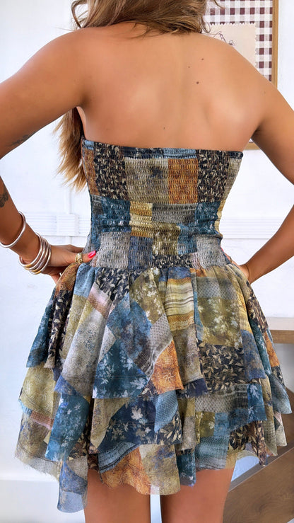 Under The Willow Mini Dress, Midnight