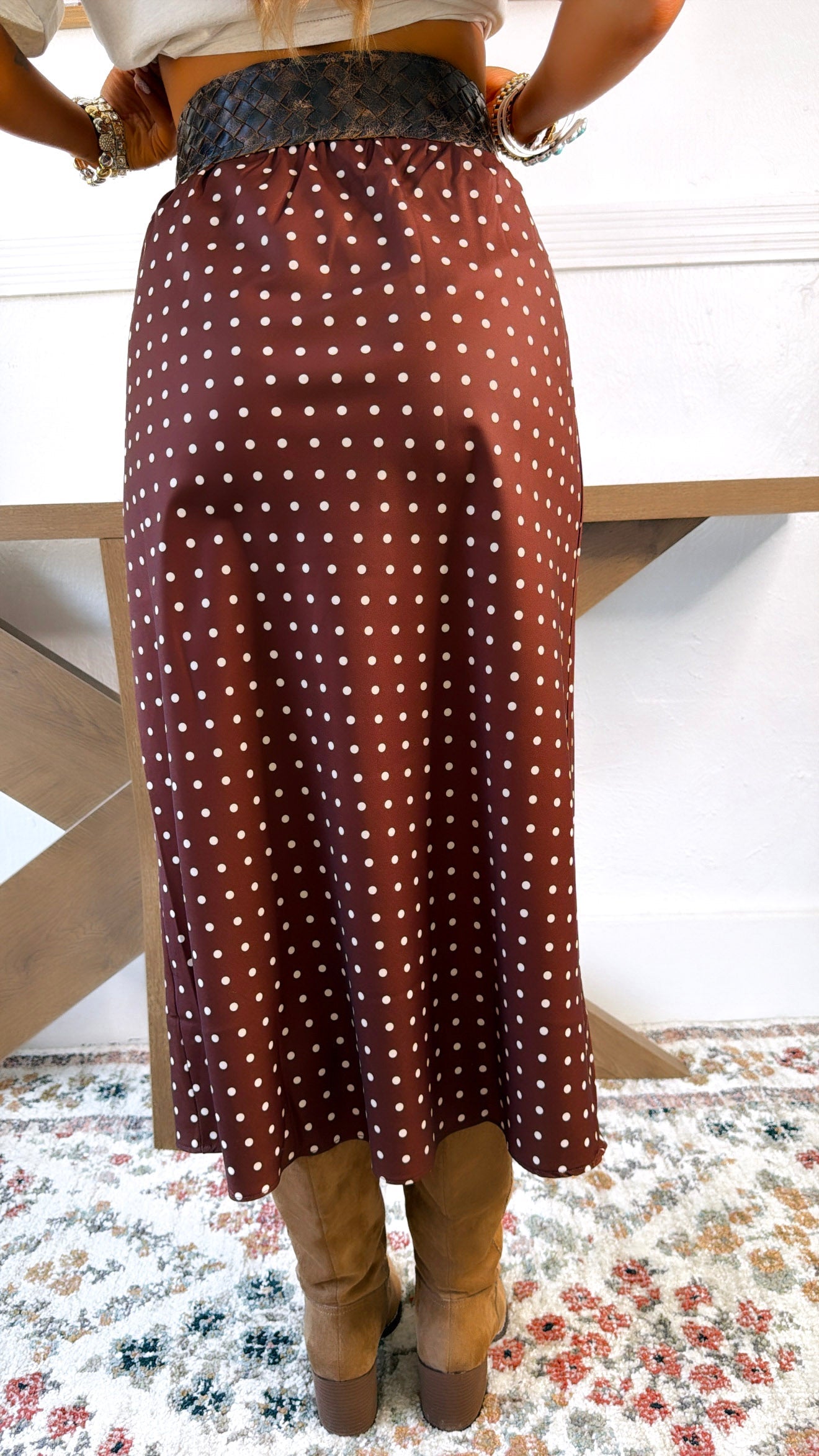 Scottie Maxi Skirt, Chocolate