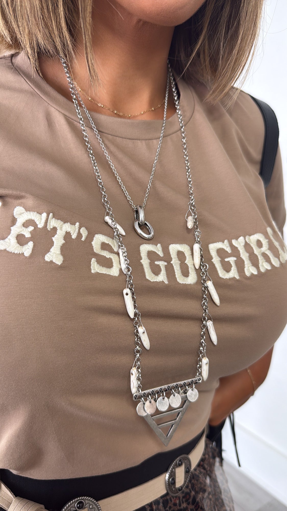 Soul Seeker Coin Necklace, Silver