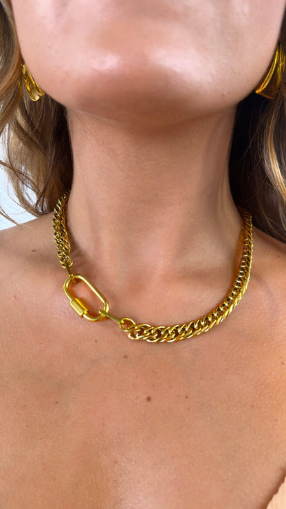 Stephanie Necklace, Gold