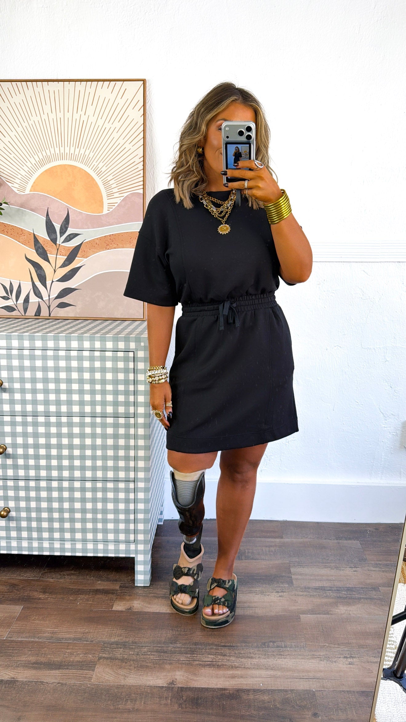 The Playmaker Athletic Dress, Black
