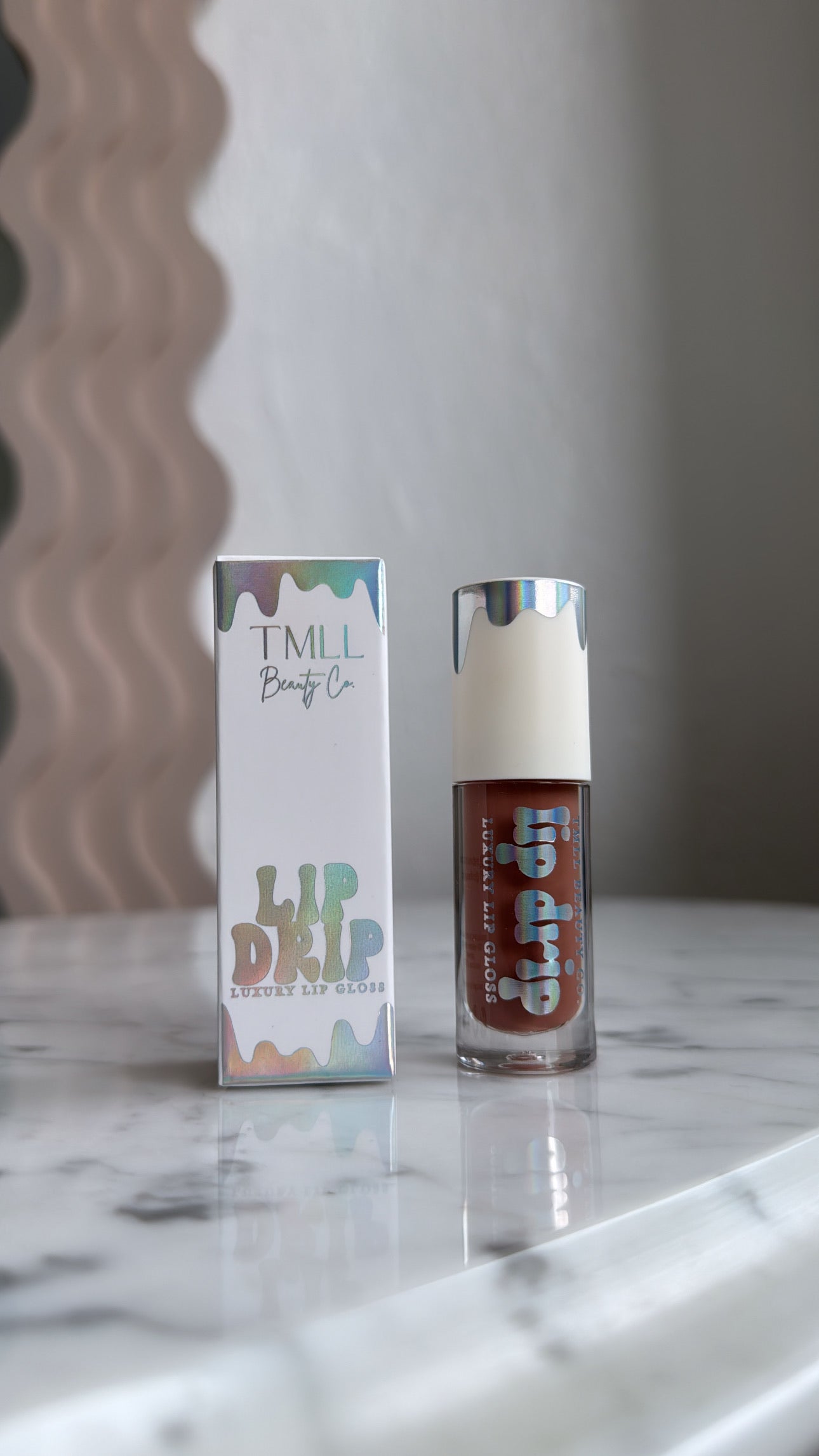 TMLL Lip Drip Luxury Gloss, Caramel Latte